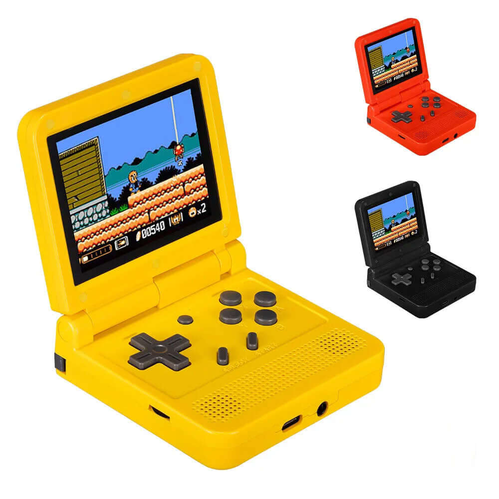 Powkiddy V90 Screen Flip Handheld Game Console